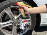 Soft99 DIGLOSS Kamitore Wheel & Tire Cleaner actiebeeld op wiel